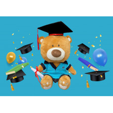Graduation Teddy Bear (Girl)