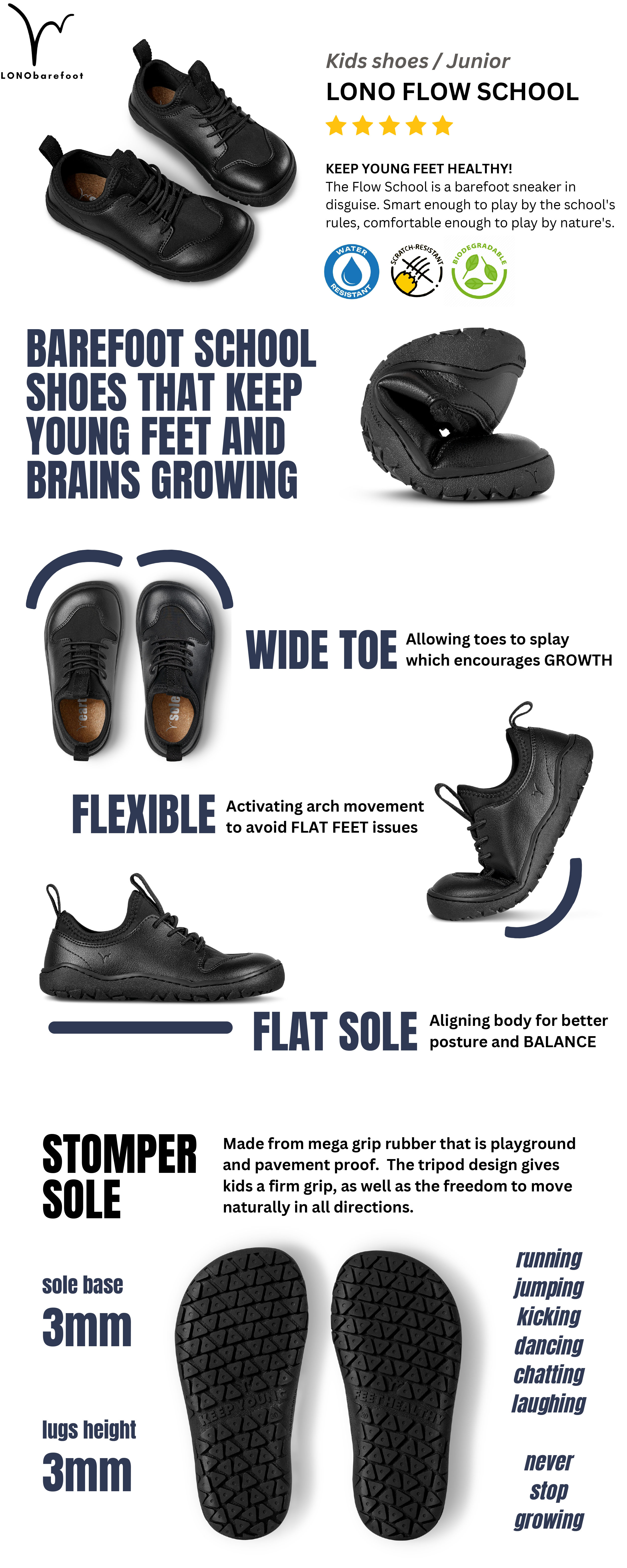 LONO Flow Kids Shoes
